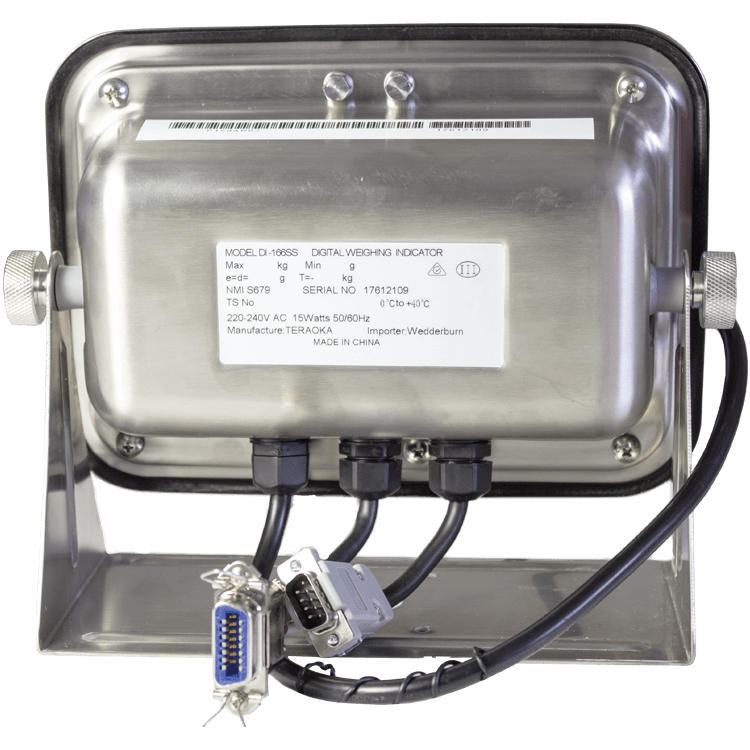 TSDI166SS Scale Indicators Back View