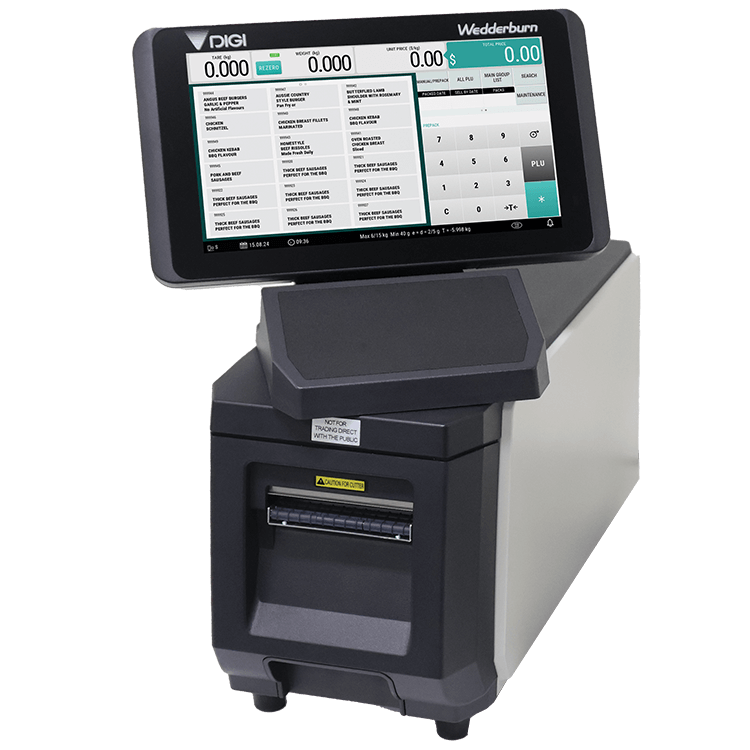 TSDP5000X Thermal Printer Screen Right Angle