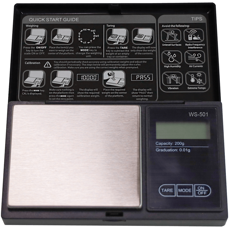 WS501 General Purpose Scales Front Angle