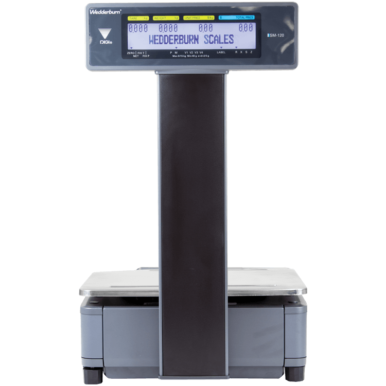 TSSM120-LL Labelling Scales & Wrappers Front Angle