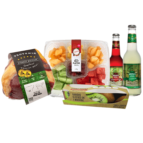food & beverage products with jasa labels