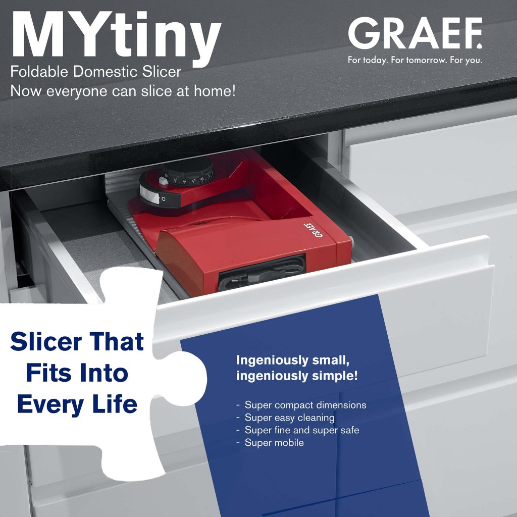 Wedderburn Launches New Domestic Product Range with All-Purpose MYtiny Slicer from GRAEF