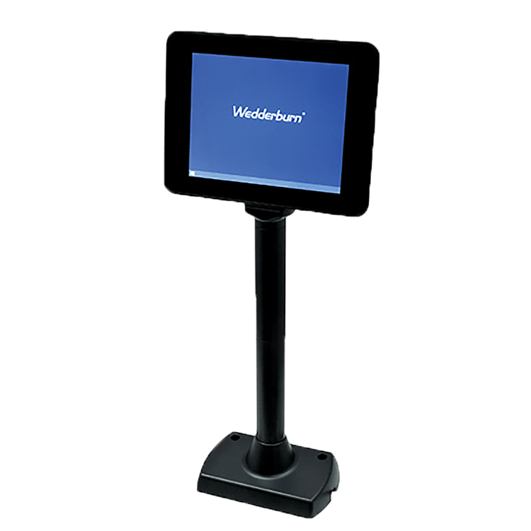 wplcd8pb 8 inch lcd pole display right angle