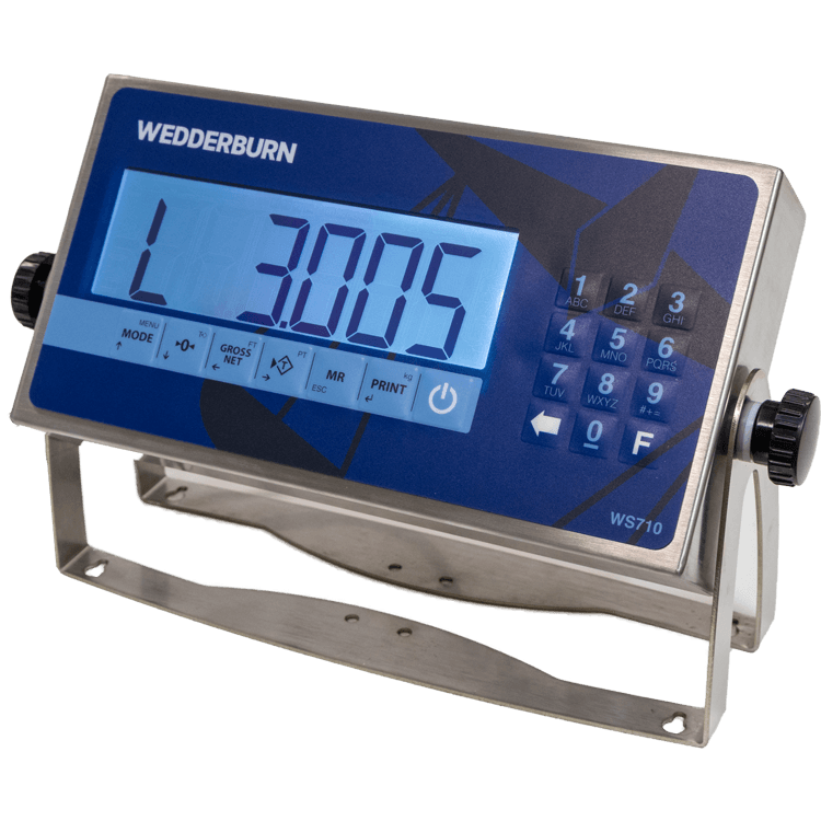 ws710 check weighing indicator right angle